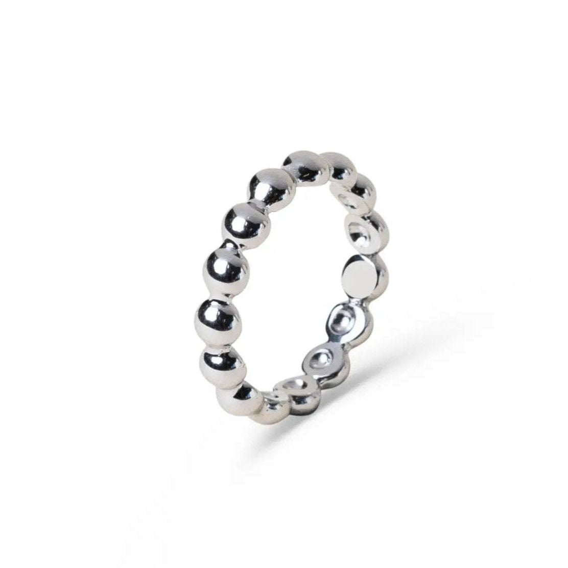 Anello Big Bubble in argento 925 - collezione Basic Adami Gioielli 