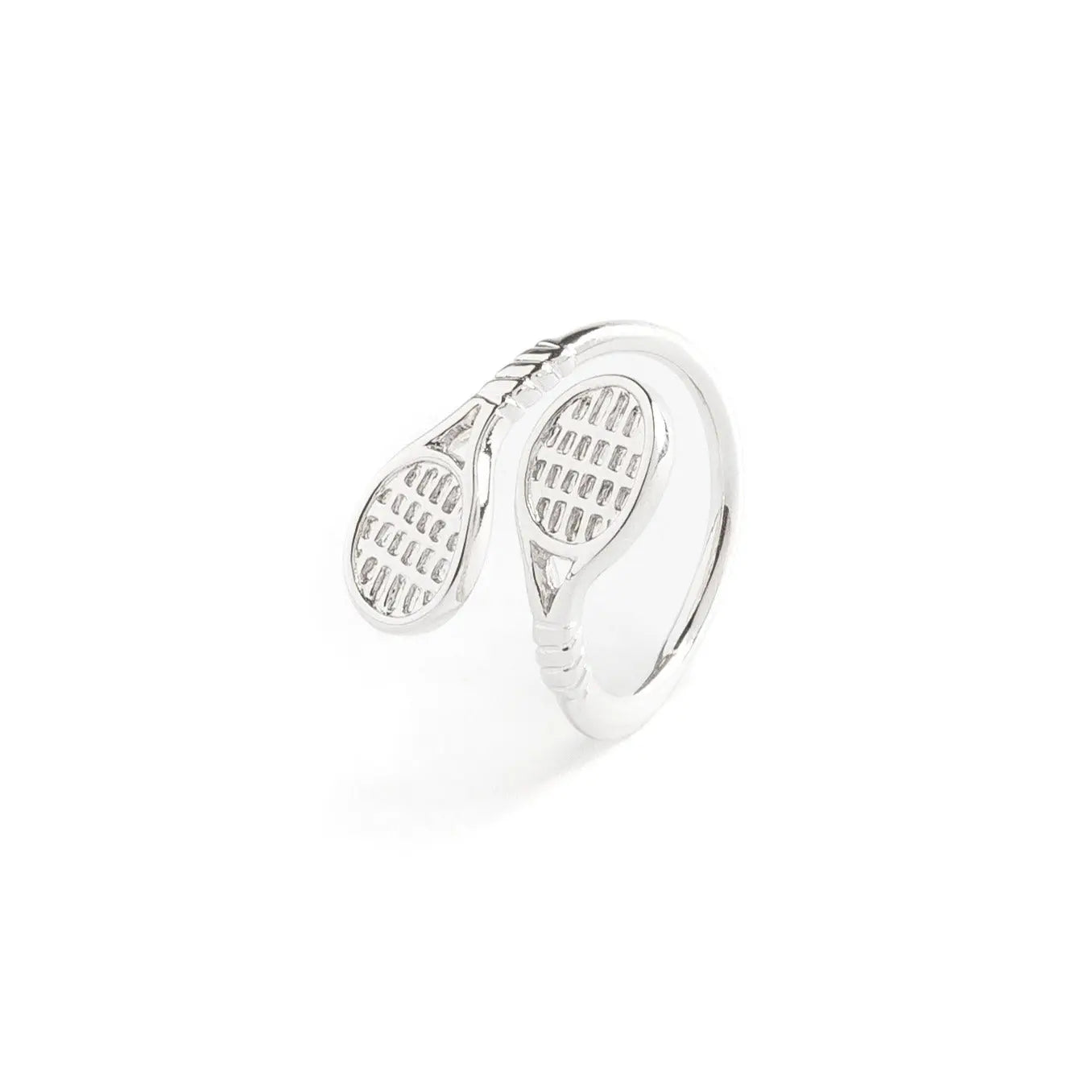 Anello Doppia Racchetta in argento 925 - collezione Basic Adami Gioielli