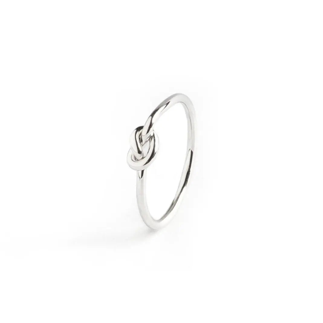 Anello Nodo piccolo in argento 925 - collezione Basic Adami Gioielli
