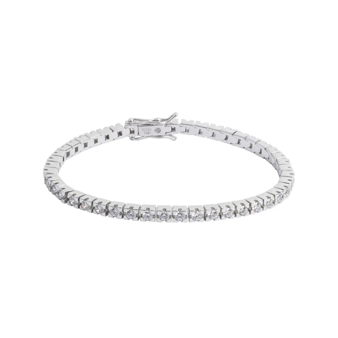 Bracciale Tennis in argento 925 con zirconi bianchi - collezione Nuance Adami Gioielli