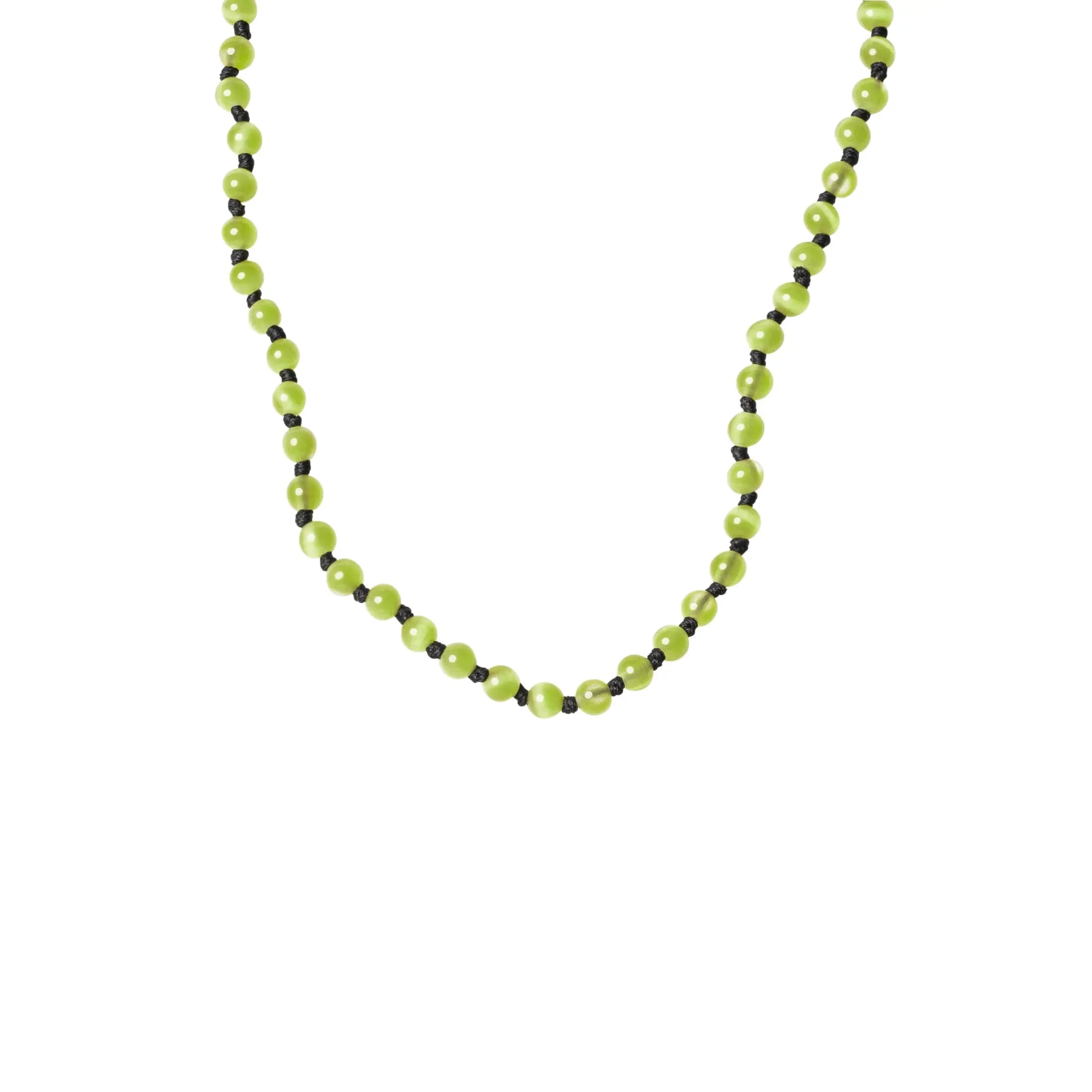 Collana Armonia in argento 925 color verde – collezione Emozioni - Adami Gioielli