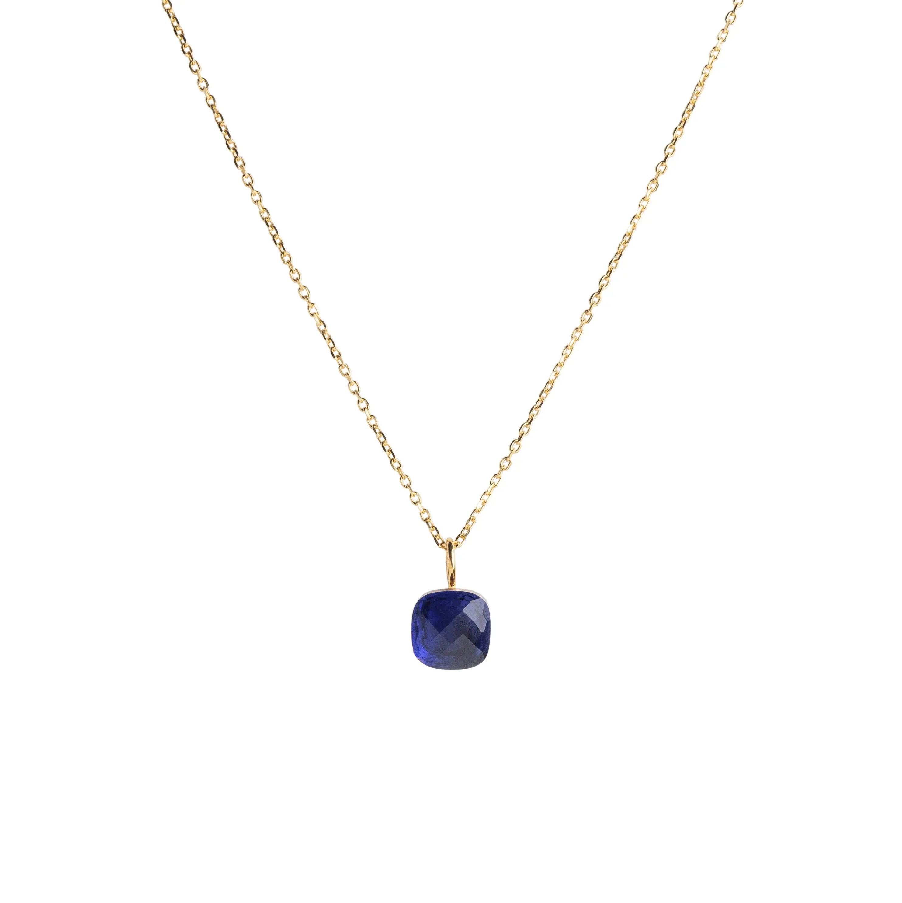 Collana Manhattan in argento 925 blu- collezione Manhattan Adami Gioielli