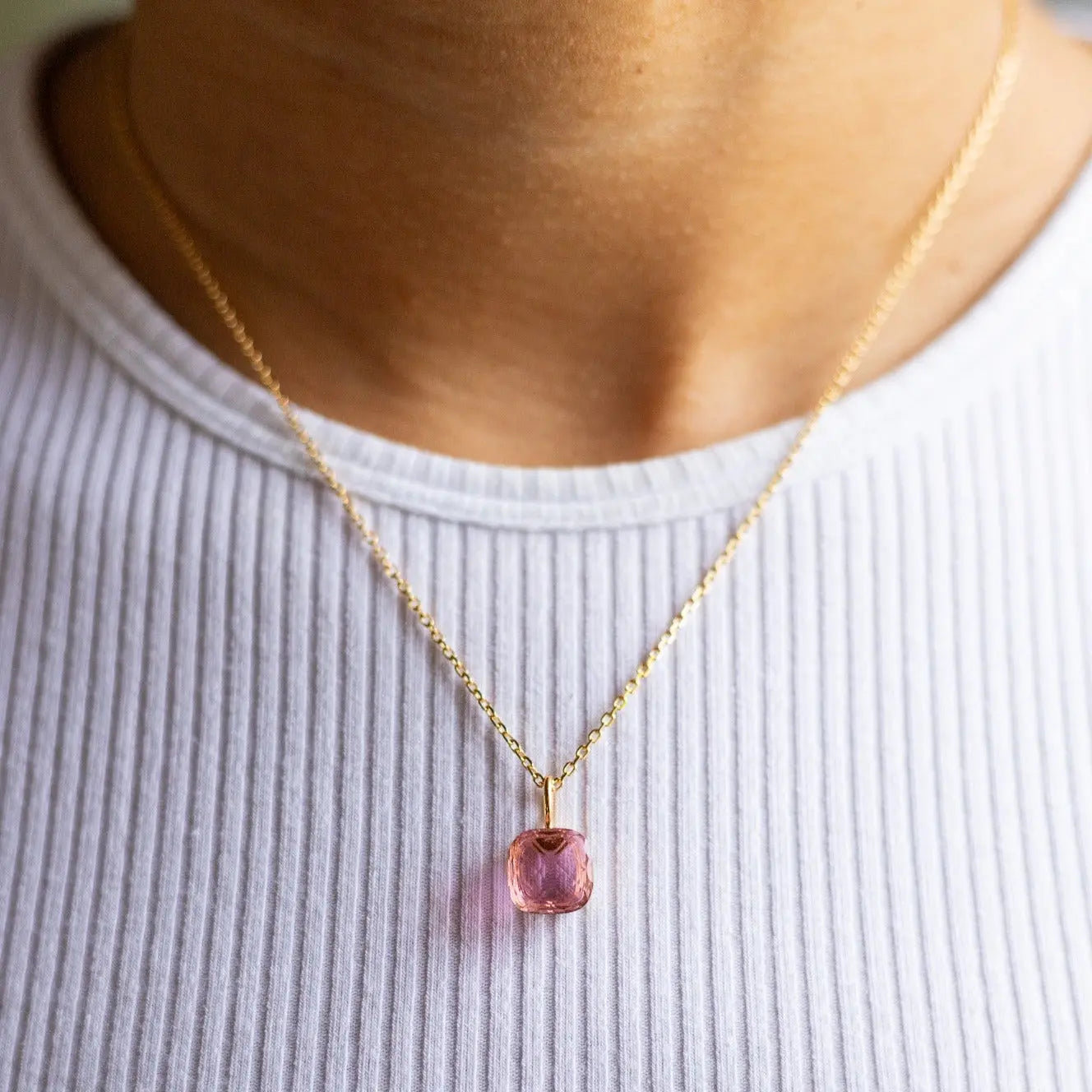 Collana Manhattan in argento 925 rosa- collezione Manhattan Adami Gioielli