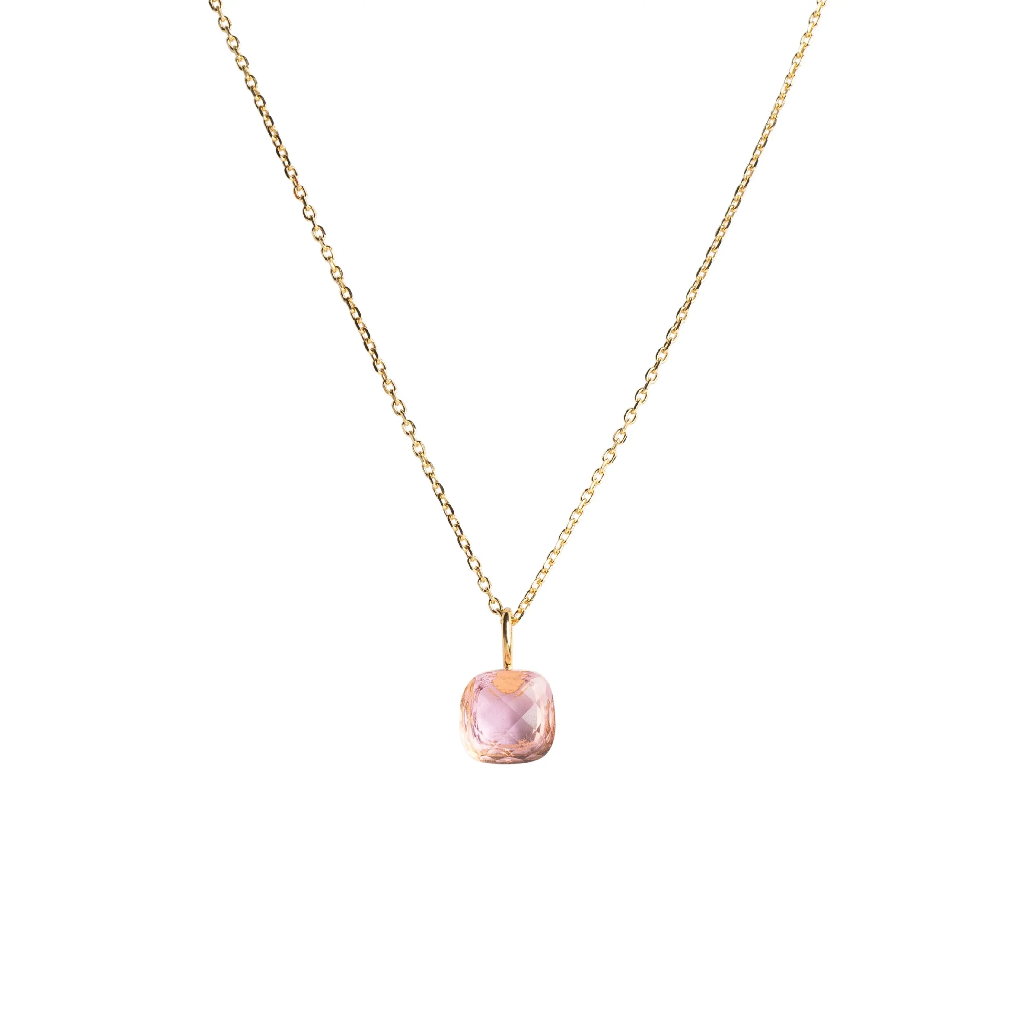Collana Manhattan in argento 925 rosa- collezione Manhattan Adami Gioielli