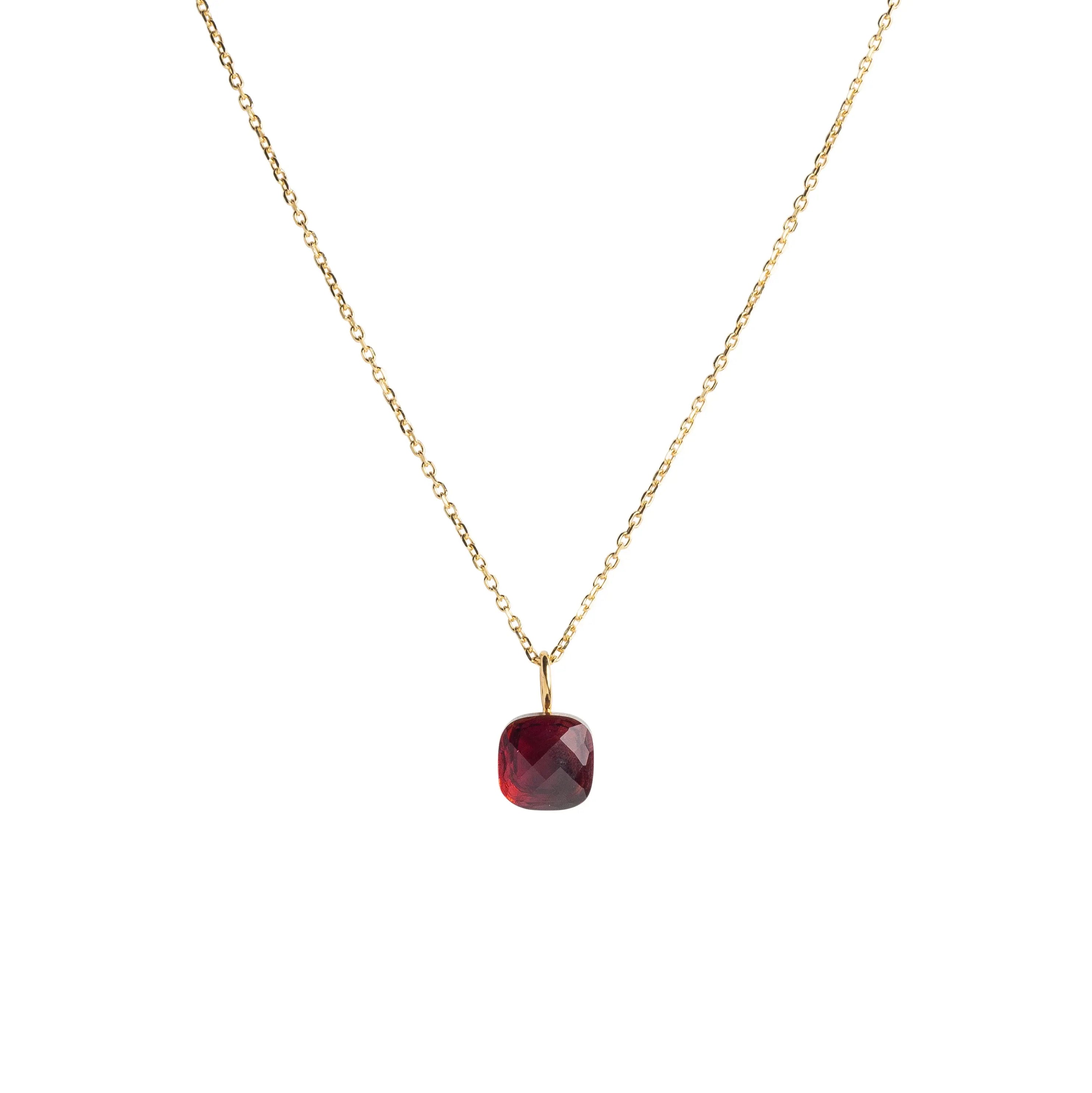 Collana Manhattan in argento 925 rossa- collezione Manhattan Adami Gioielli