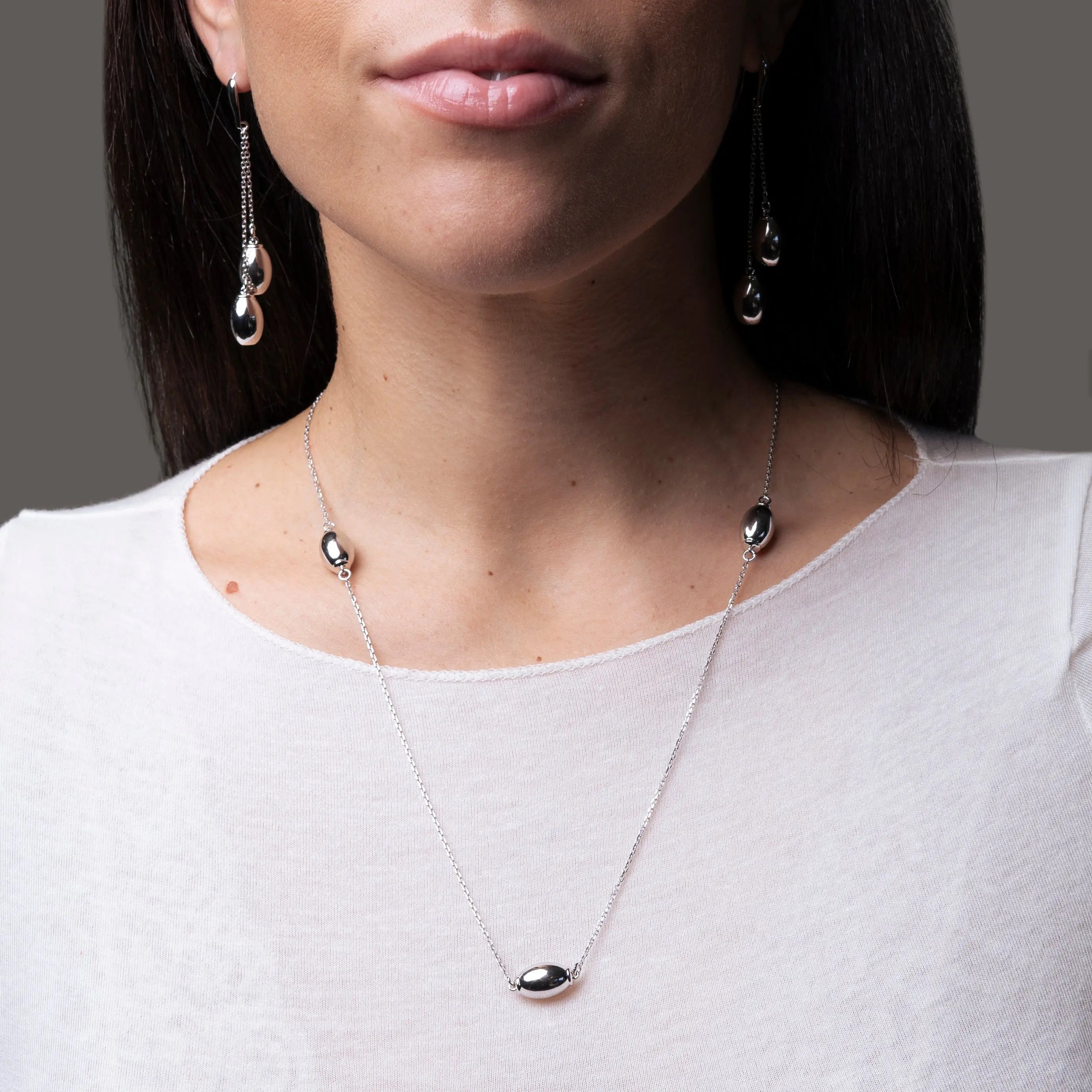 Collana Orbita in argento 925 - collezione Basic Adami Gioielli 