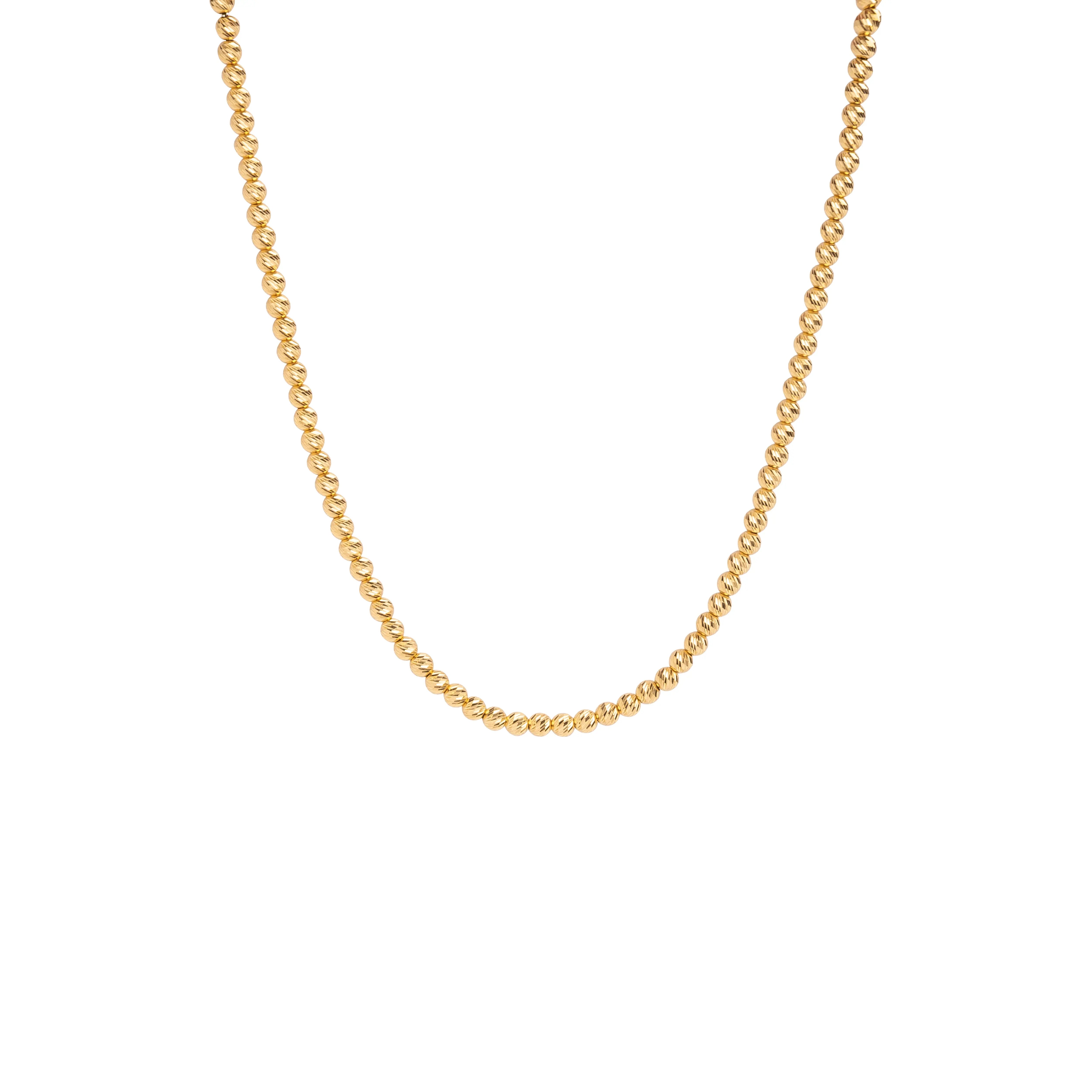 Collana Sparkle Round dorata Adami Gioielli