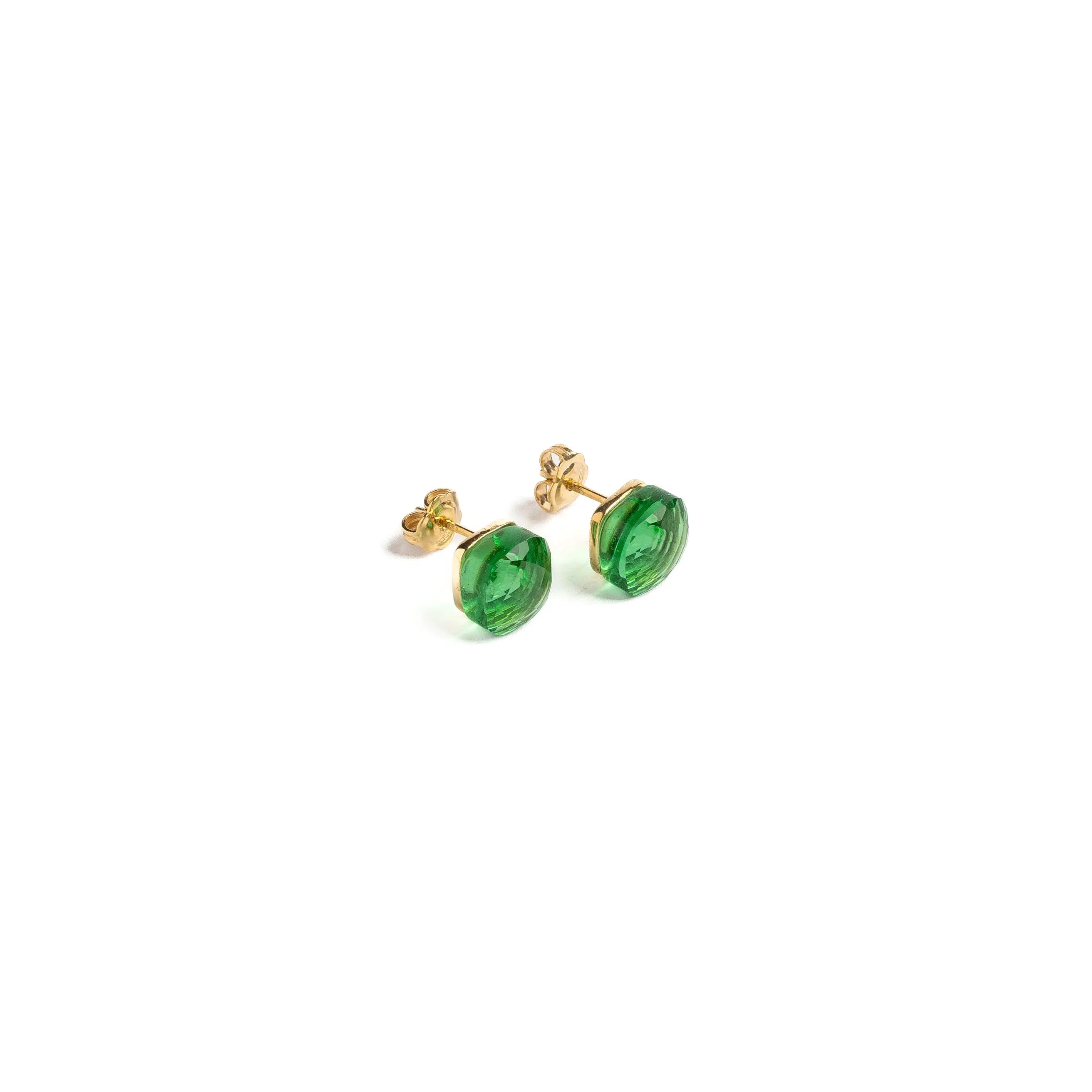 Orecchini Manhattan verdi in argento 925 - collezione Manhattan Adami Gioielli